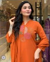 KF 6027 Kalaai Reyon Slub Embroidery Kurti With Bottom Dupatta Wholesale Online